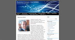 Desktop Screenshot of biyoenerjiuzmani.com