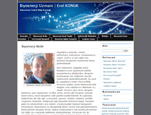 Tablet Screenshot of biyoenerjiuzmani.com